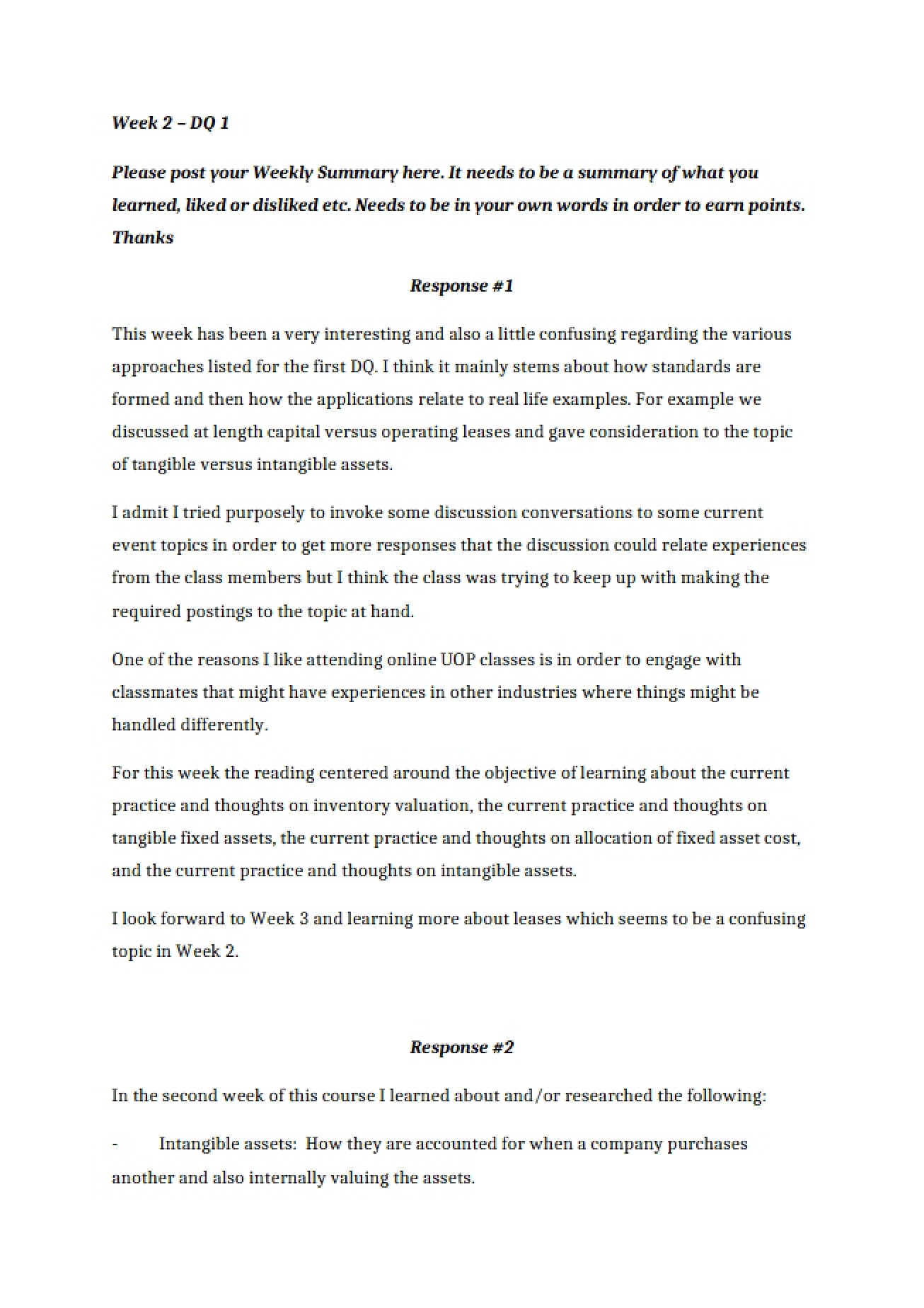 Discussion Question 1 Week 2