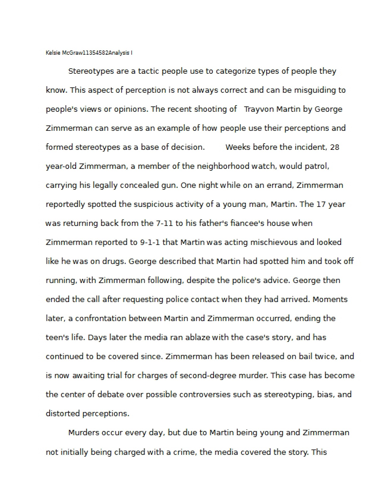 Stereotypes Overview
