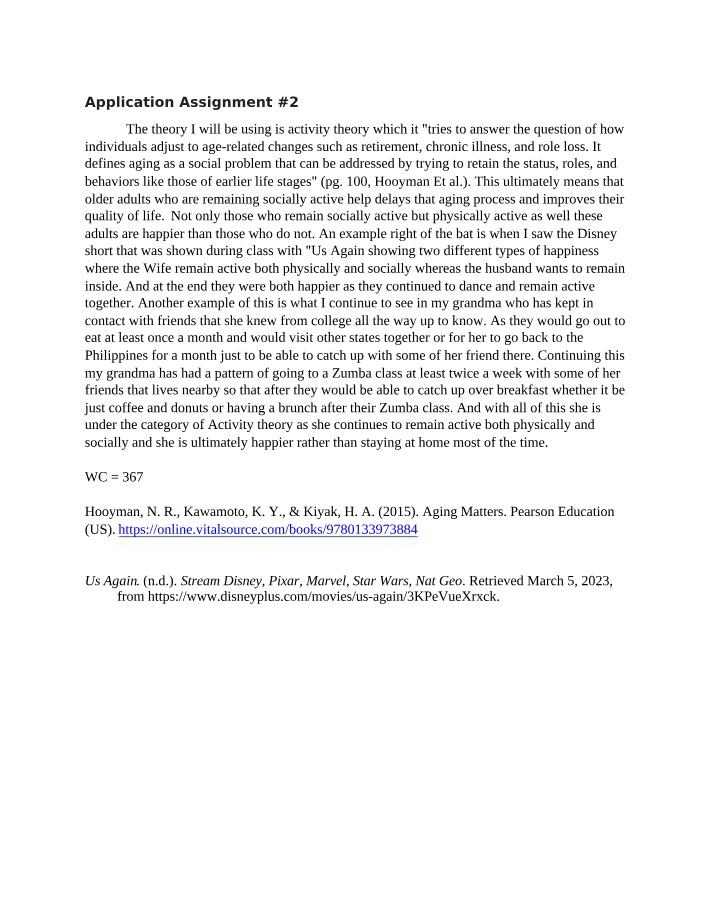 GERN 400 - Application Assignment 2