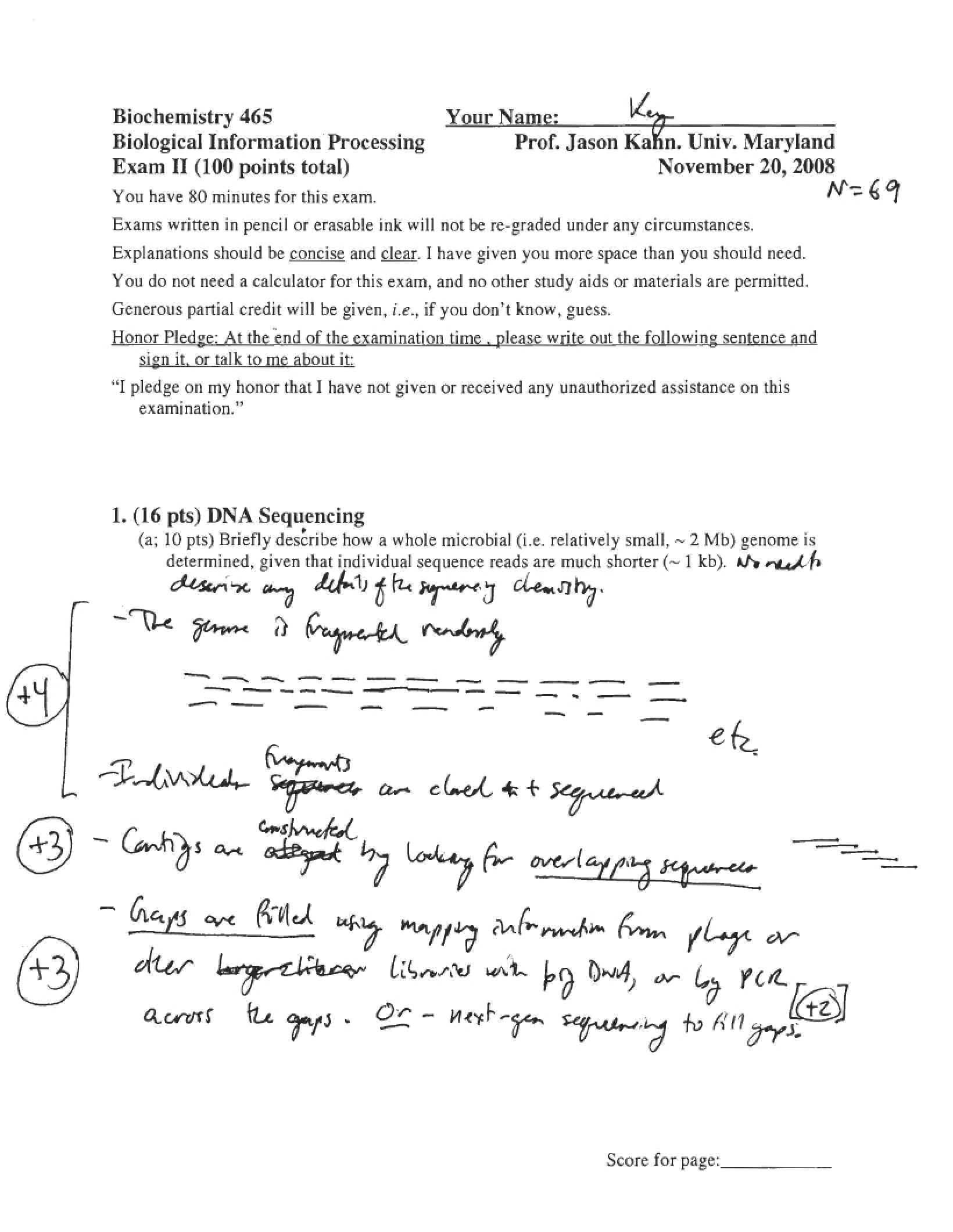 Test Two - 6 Pages