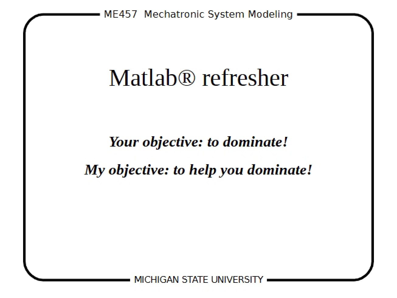 Lecture Notes - nan