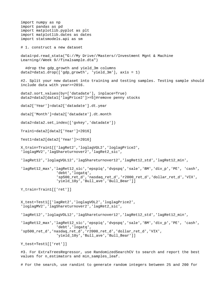 Data Analysis Step-by-Step Guide for Constructing a New Dataset
