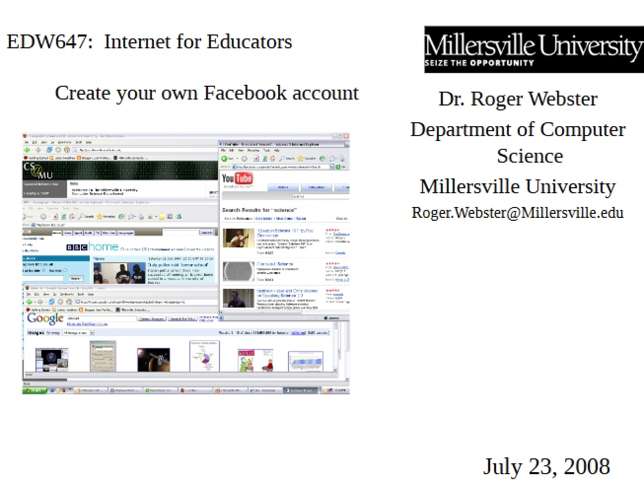 Building Simple Web Pages Lecture