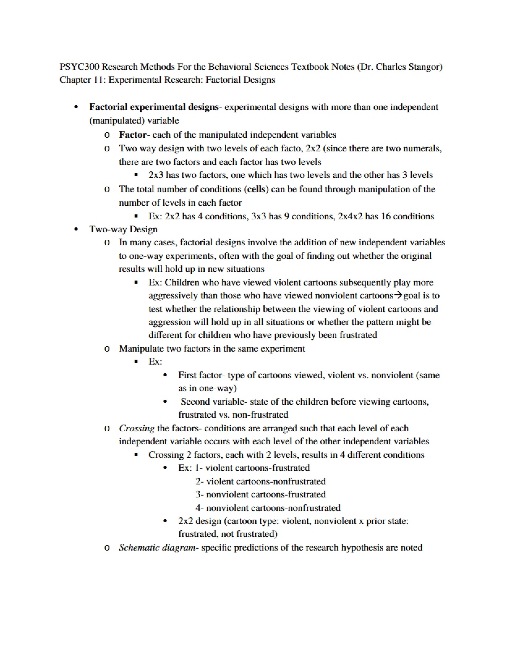 Research Experiments Chapter 11