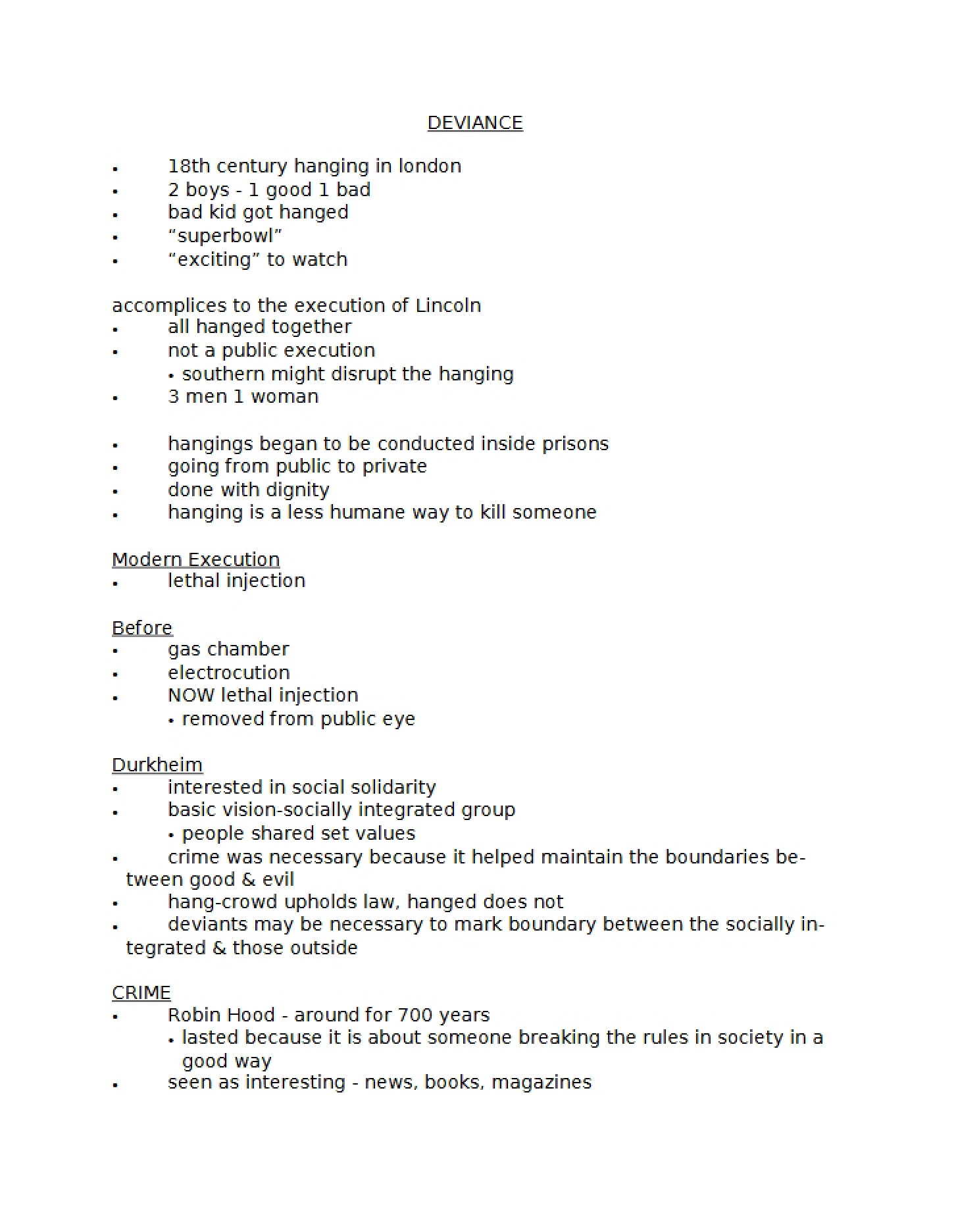 Course Lecture Notes
