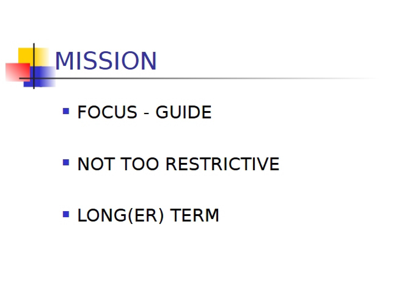 Organizational Mission Statement