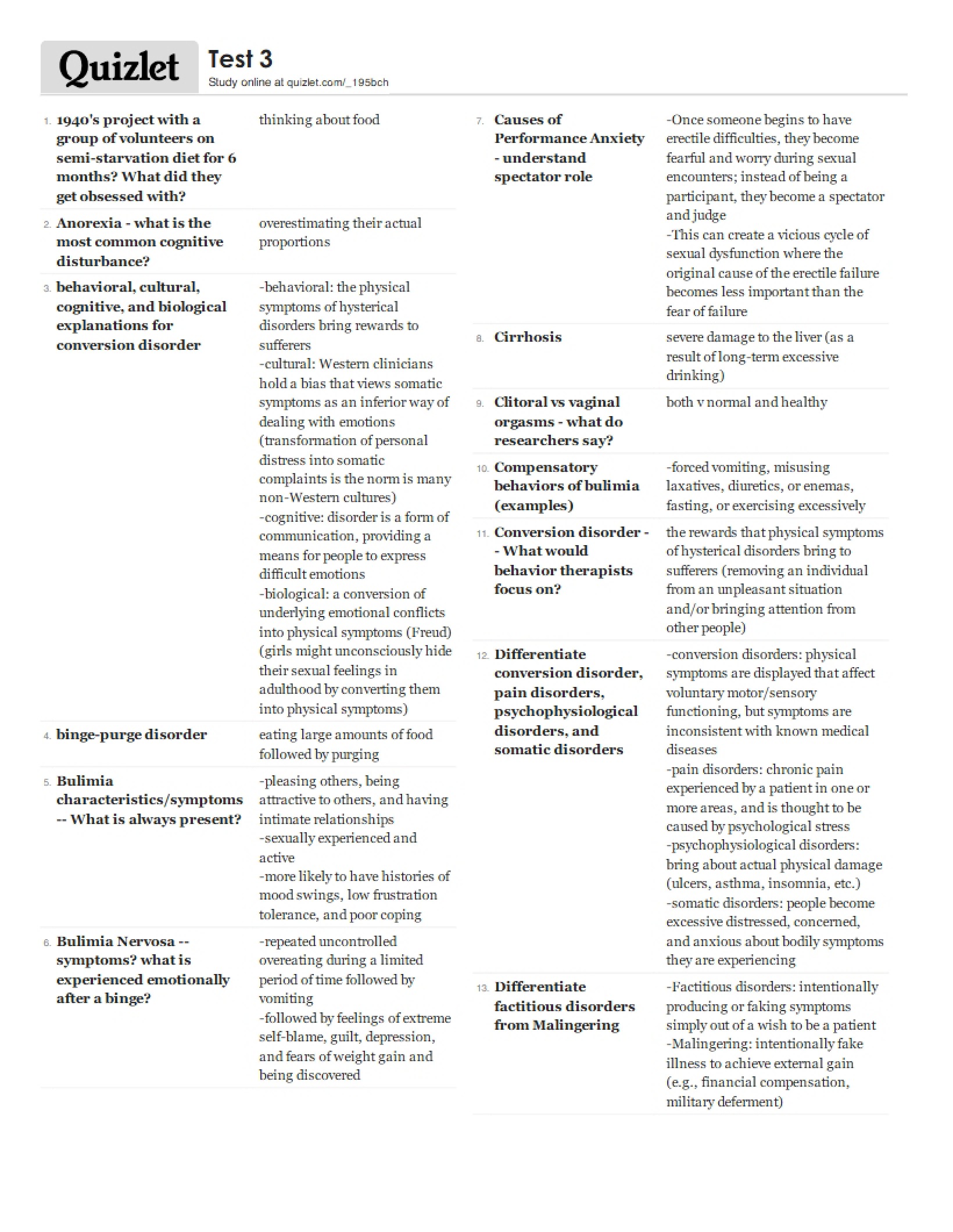 Third Test Abnormal Behavior