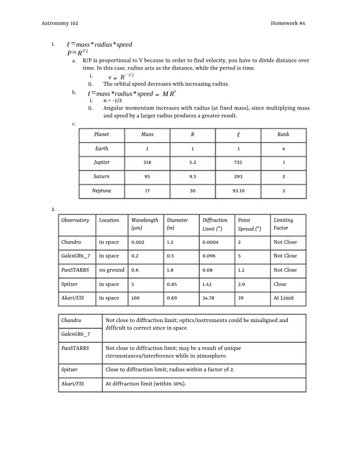ASTR102 - Homework 4