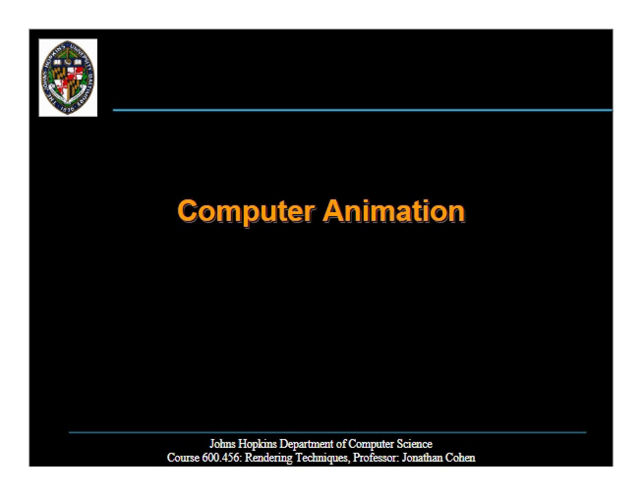 Animation in Computing
