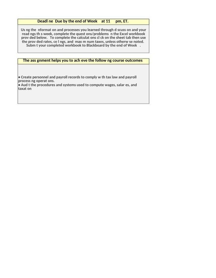ACCT137 Week 5 Assignment - FICA and Unemployment Taxes