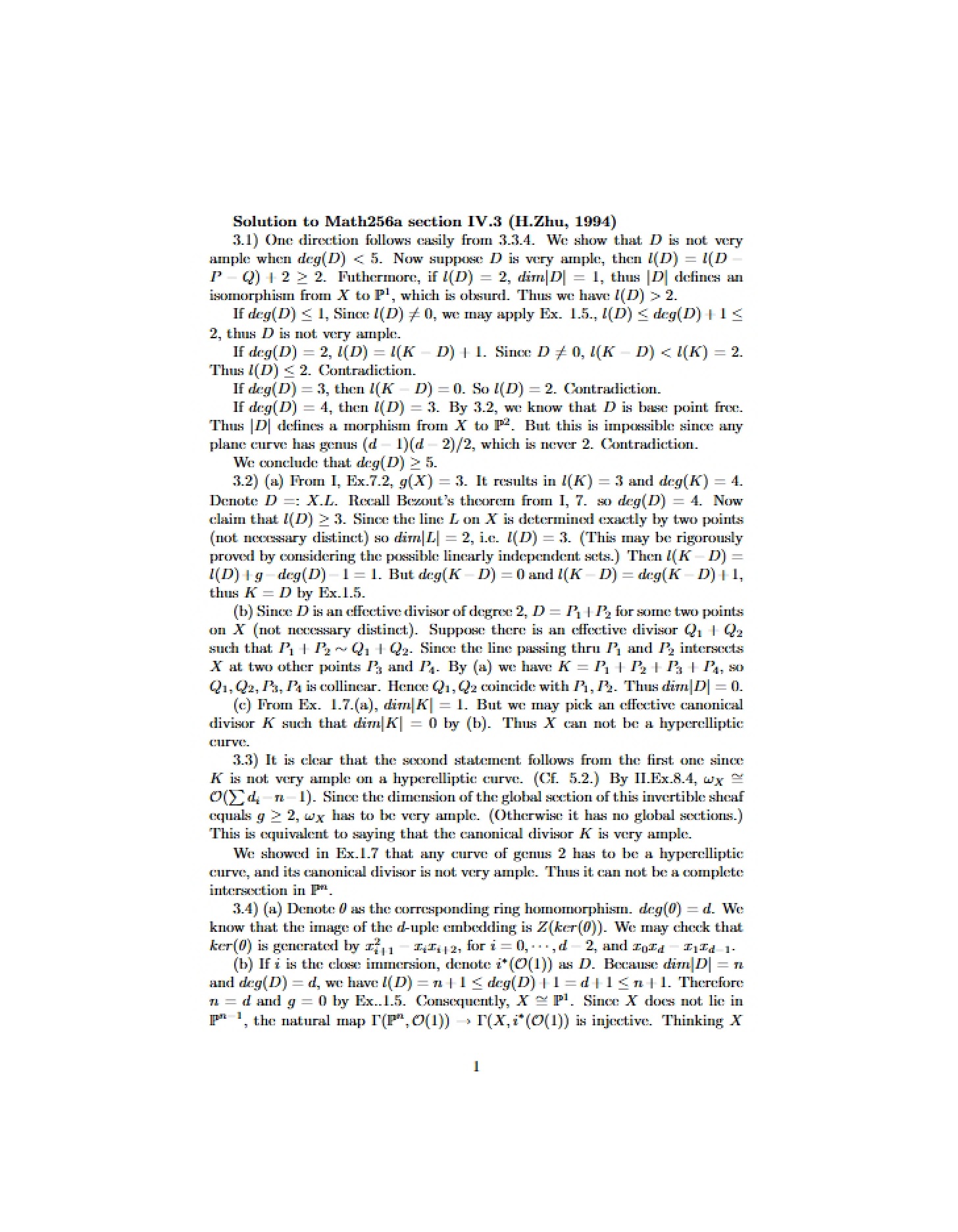 Math 256a Section Solutions