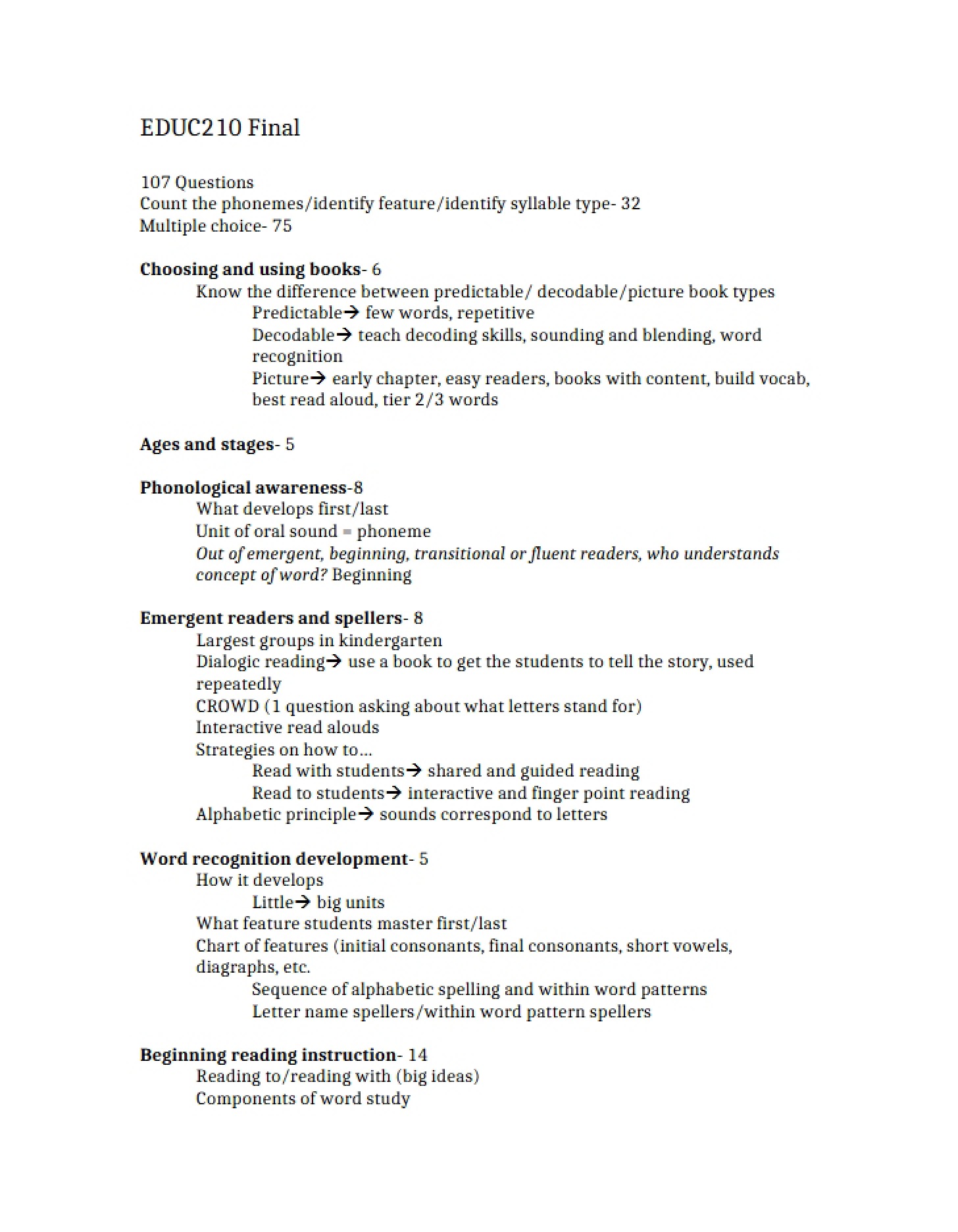 Final Examination