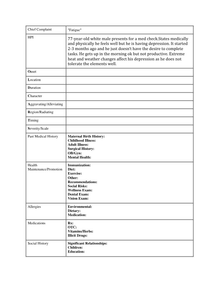 Managing and Understanding Fatigue