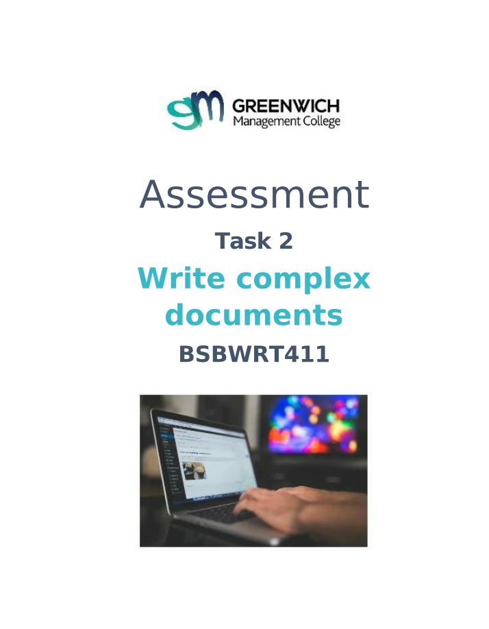 BSBWRT411 - Writing Complex Documents