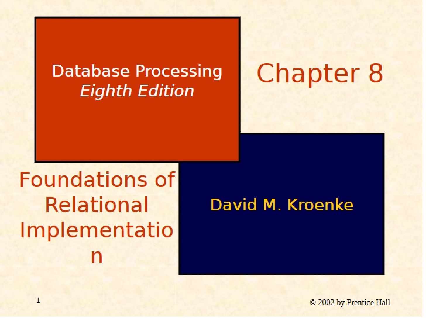 Relational Implementation Basics