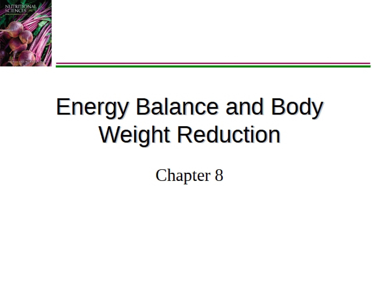 Notes for Chapter Eight