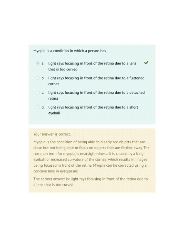 Causes and Corrective Measures for Myopia