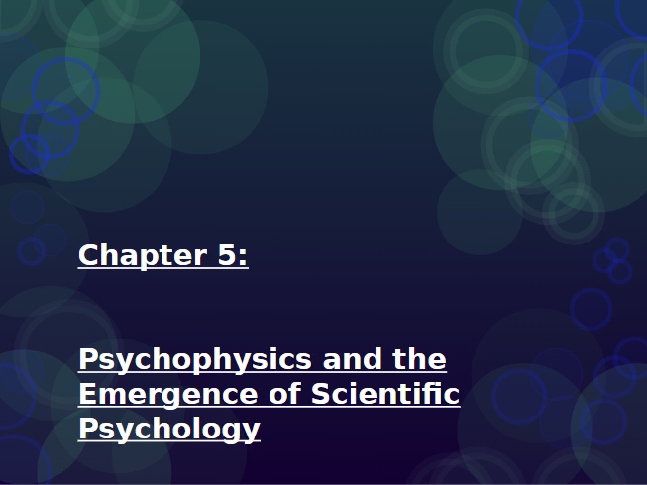 Presentation Slides Chapter 5