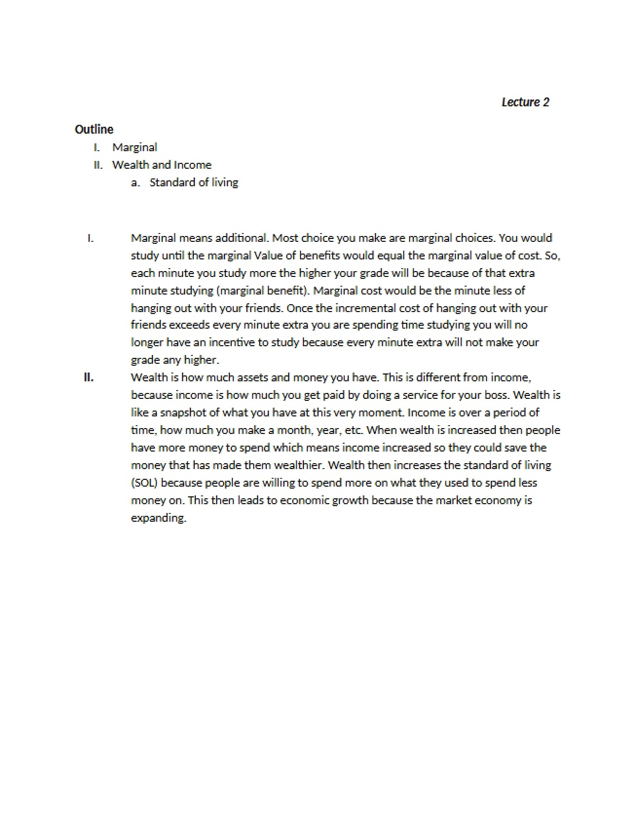 Introduction to the Concept of the Margin