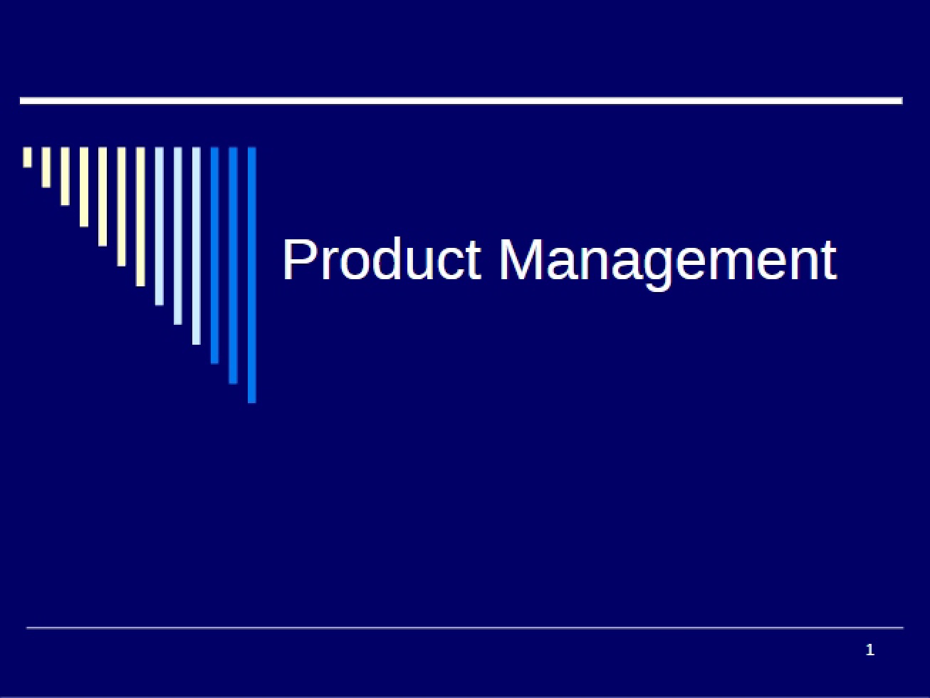 Management of Products