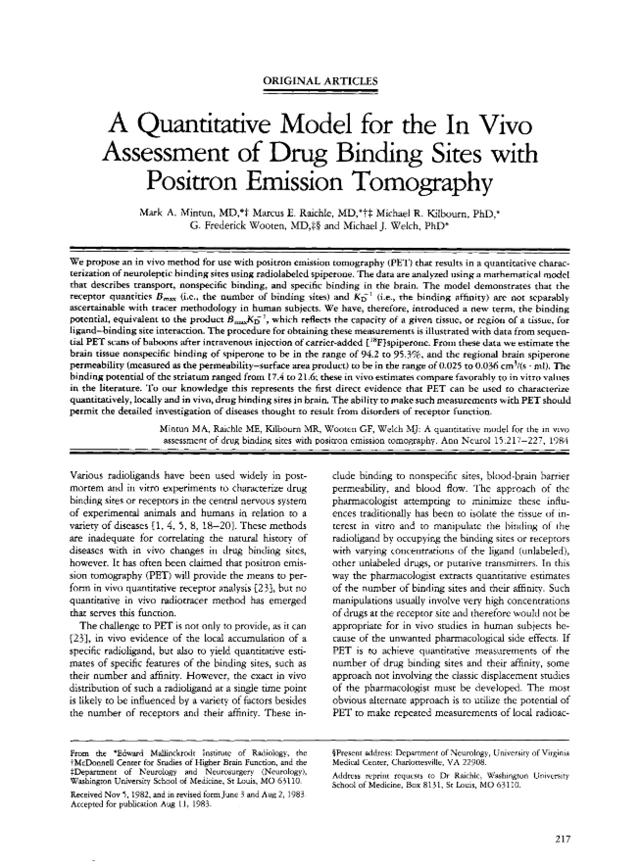 Quantitative Modeling
