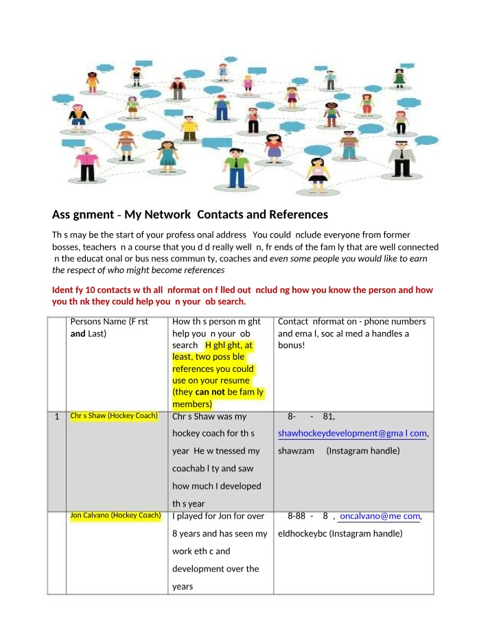 Networking in Career Life Education