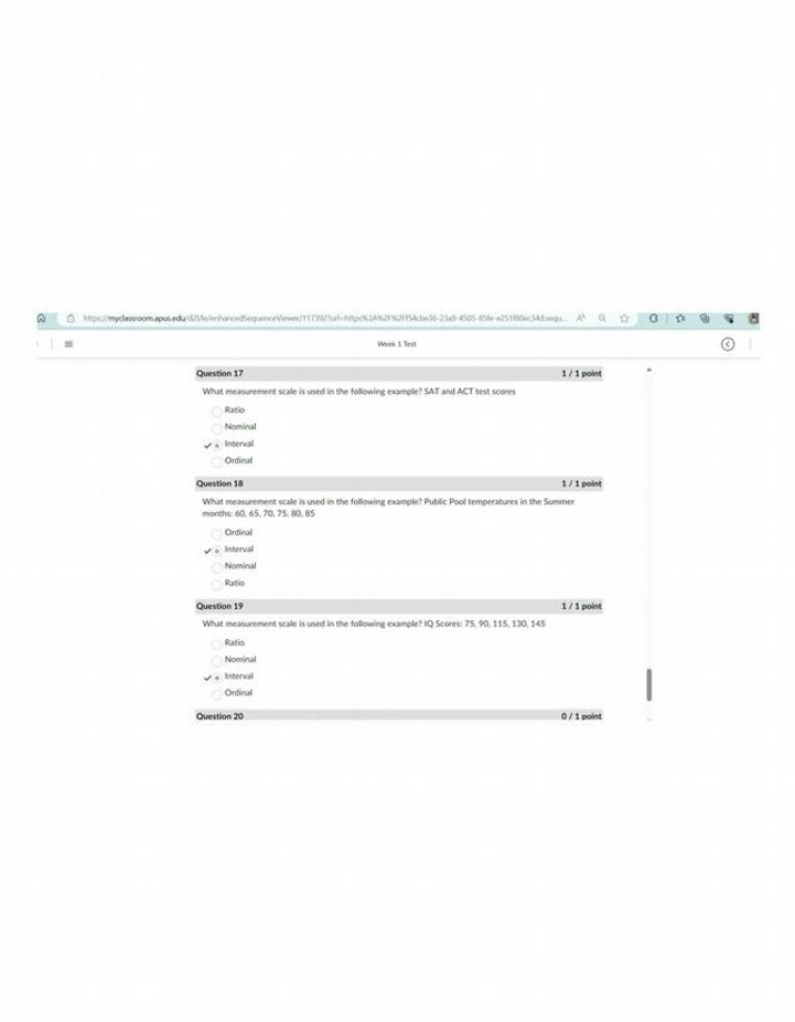 Test - Week 1