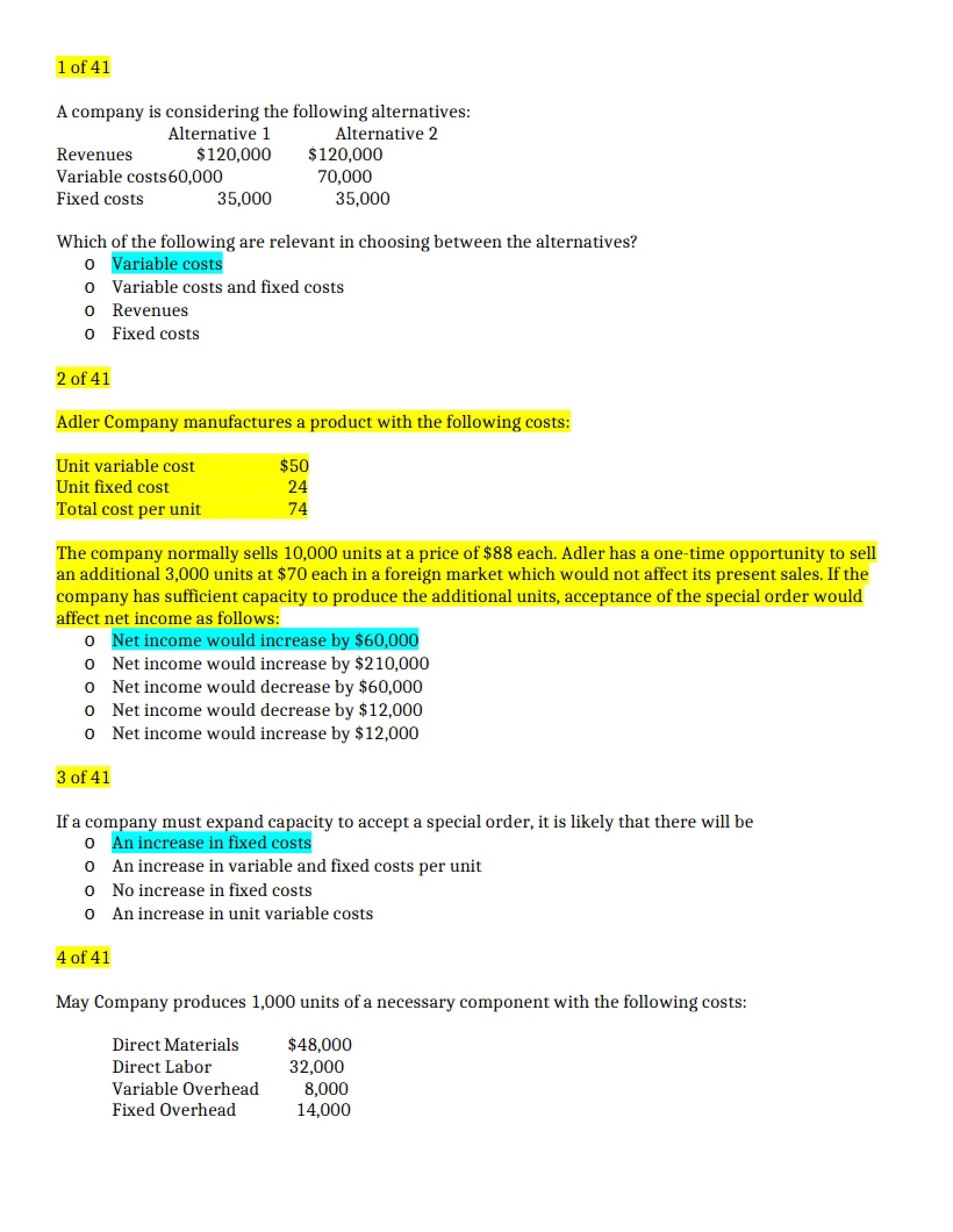 Managerial Accounting Guide