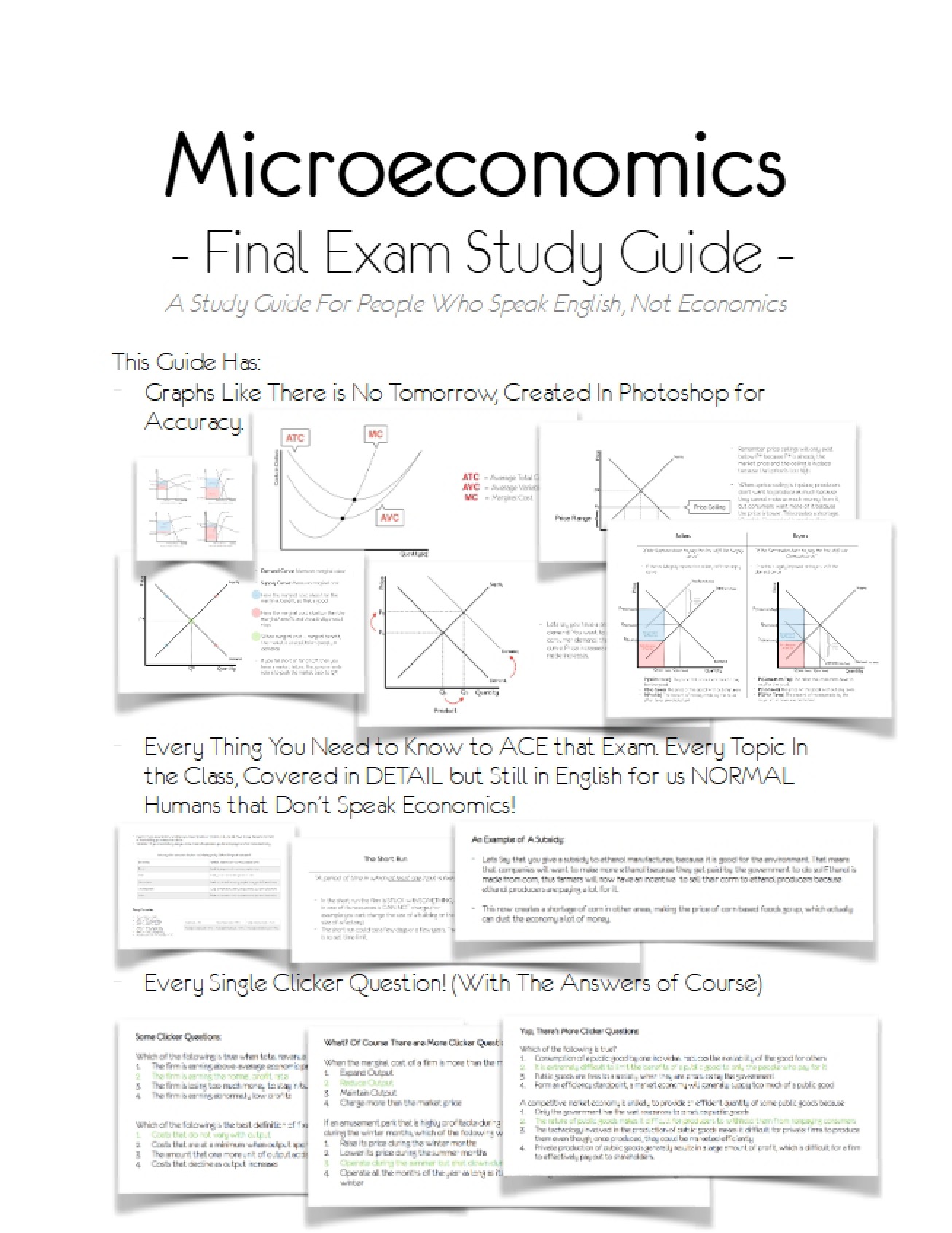 Microeconomics Final Exam Preparation Guide