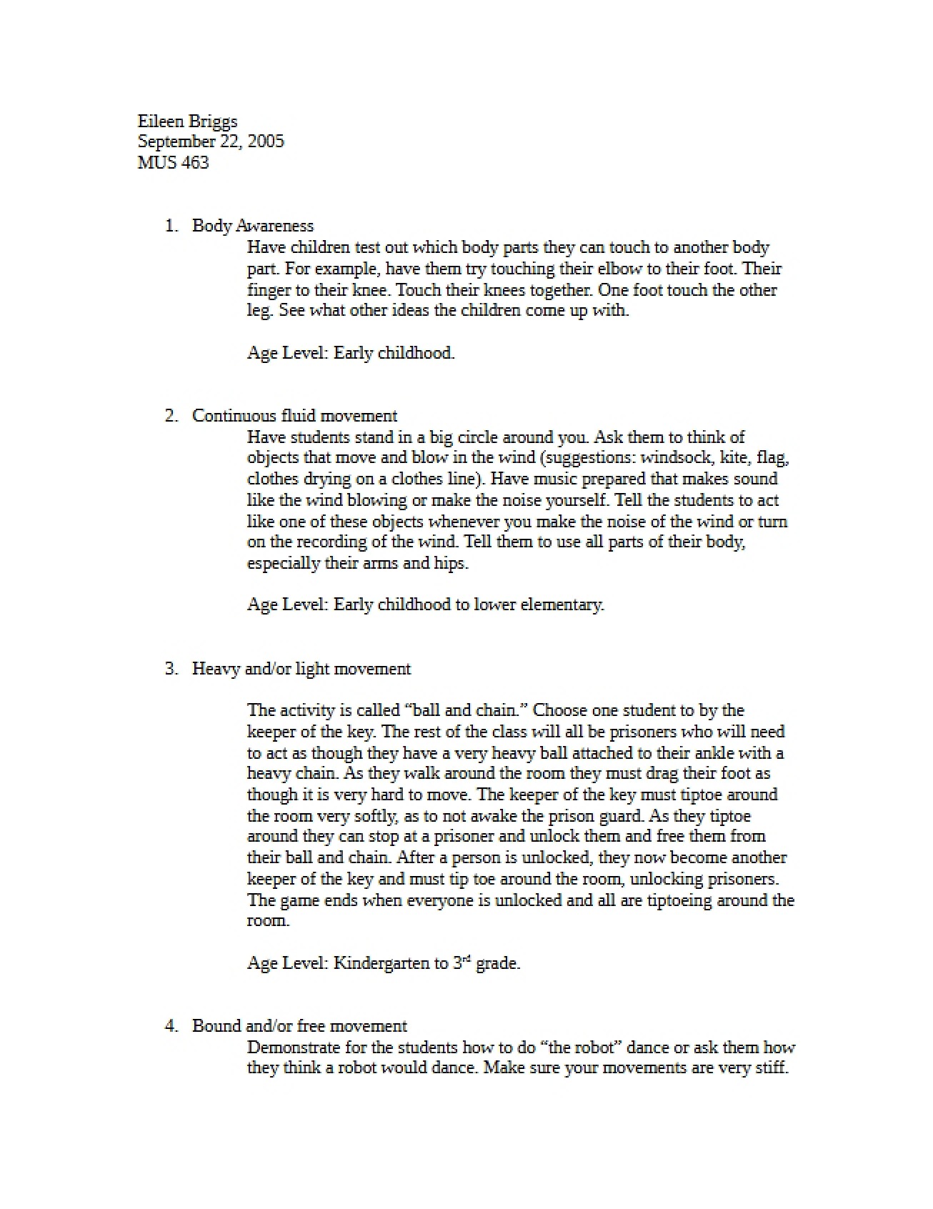 Activities for Movement (6)