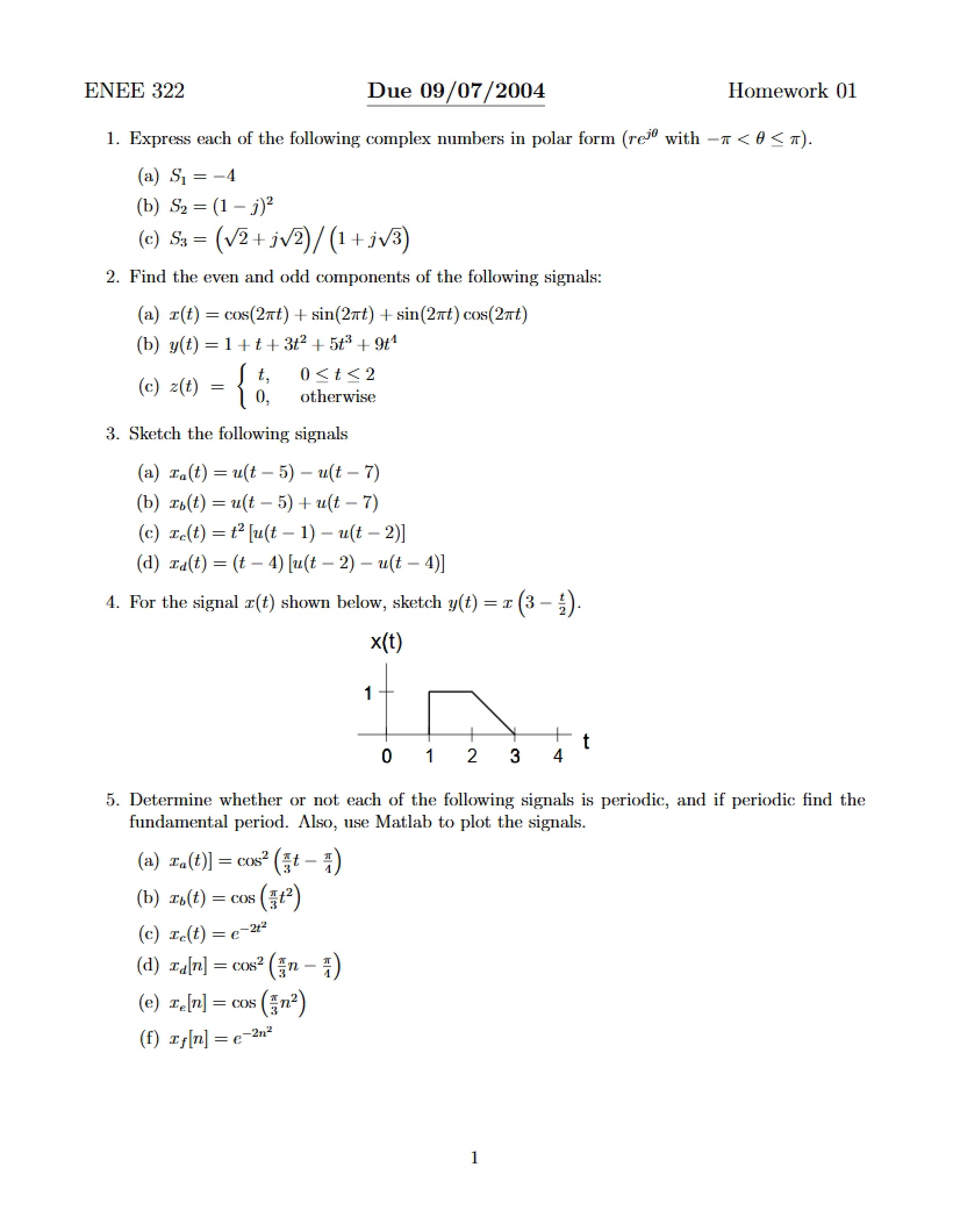 HW Assignment 1
