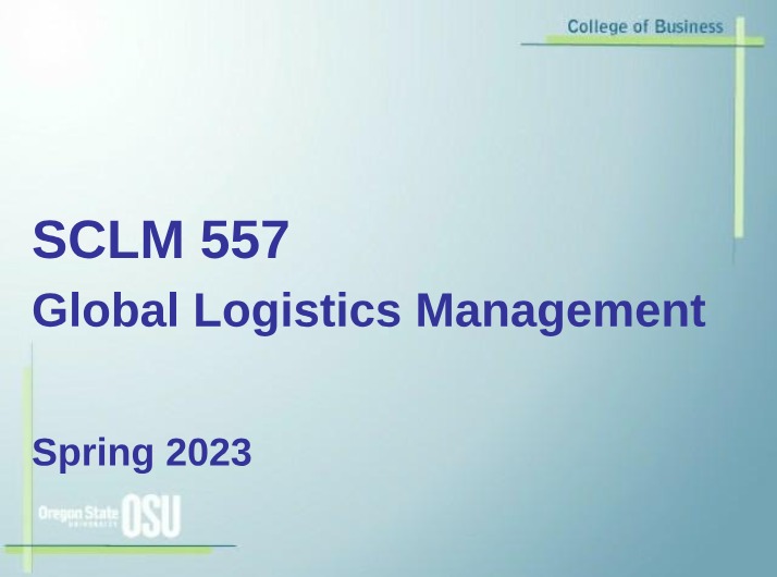 Week 1a SCLM Strategies