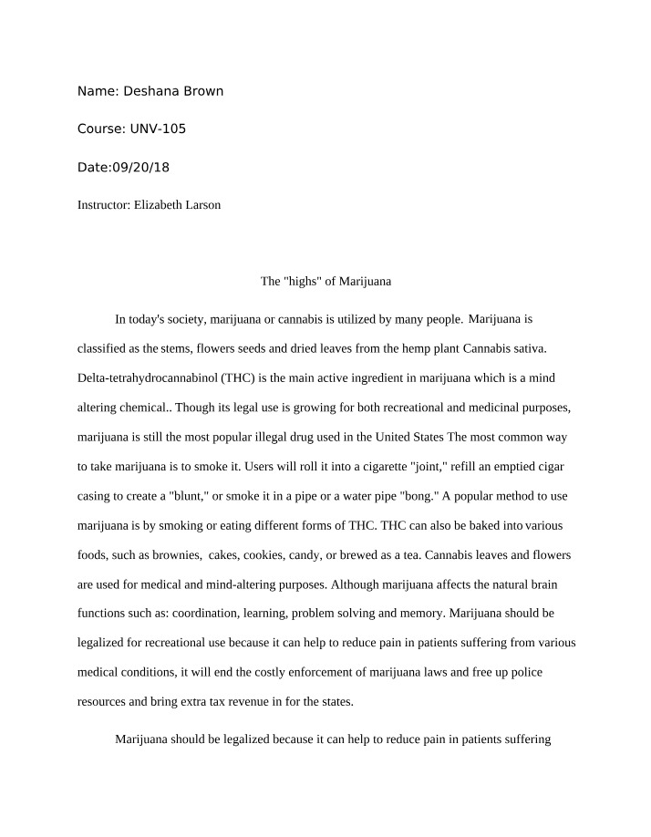 Persuasive Essay - Revised Version
