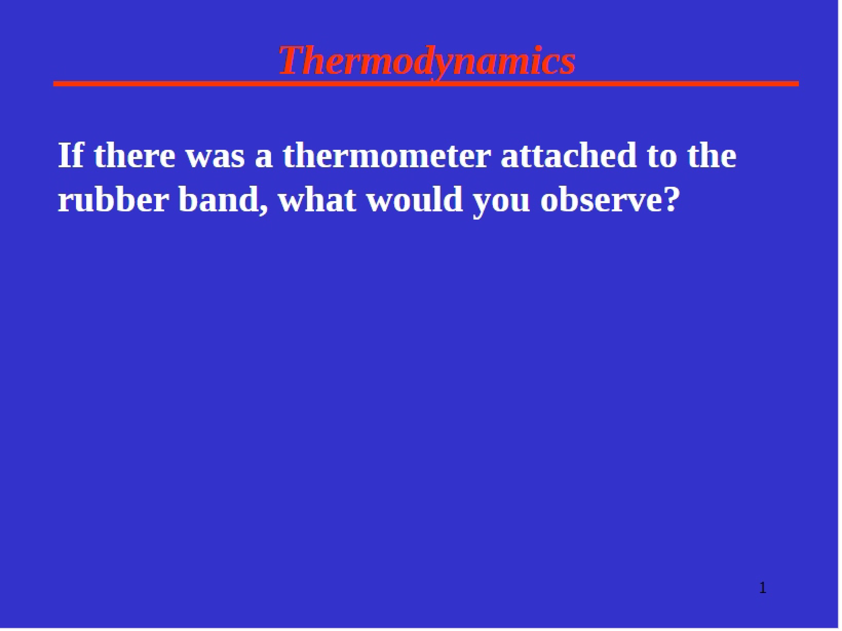 Specific Heat Thermodynamics (Revised 08FA)