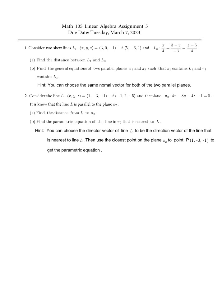201NYB05 - Assignment 5