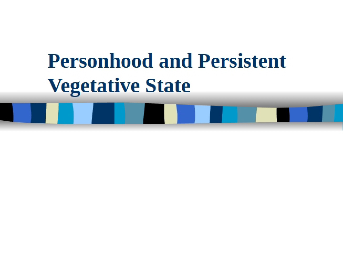 Concept of Personhood