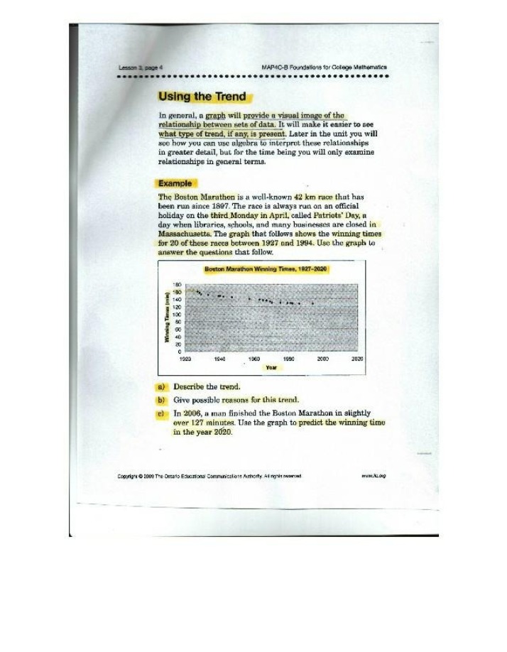 Analysis of Boston Marathon Winning Times