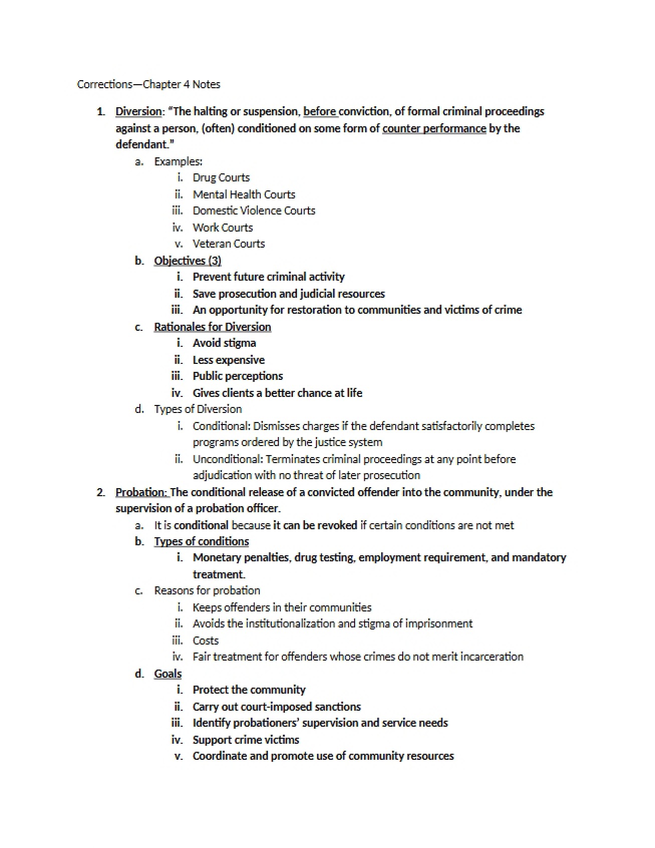 Introduction to Diversion in the Criminal Justice System