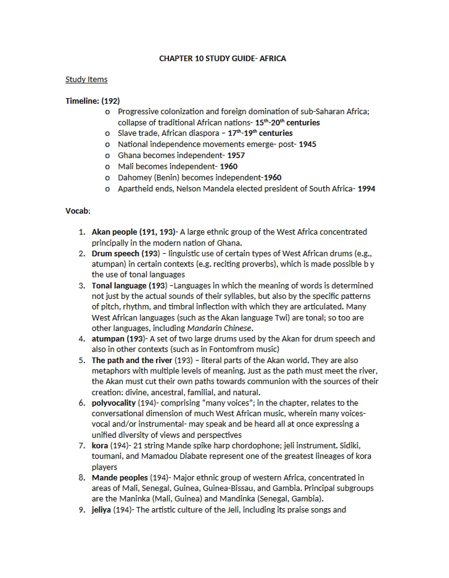 Guide for Chapter 10