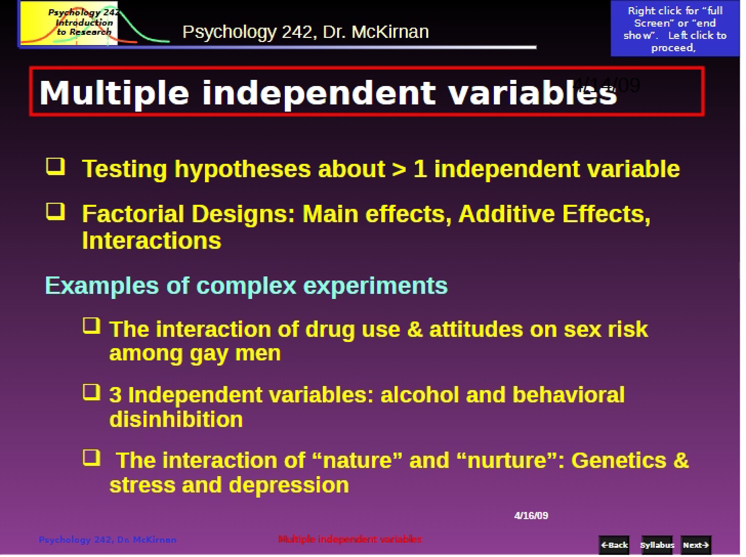 Independent Variables Multiple Types