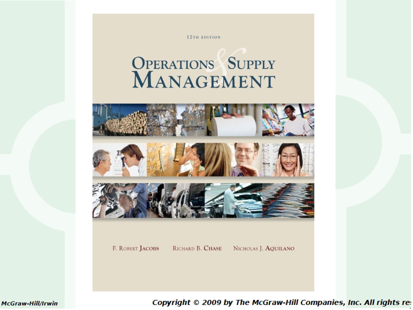 Operations Management Field Intro