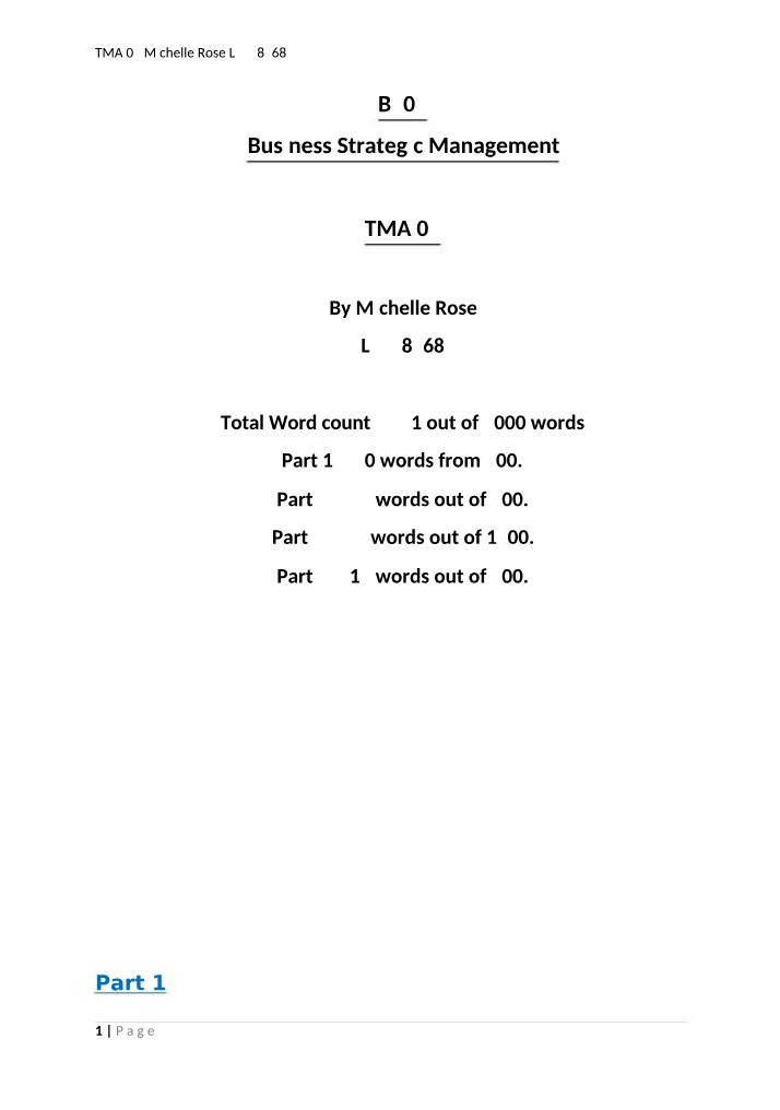 TMA 02 - Michelle Rose (B302)