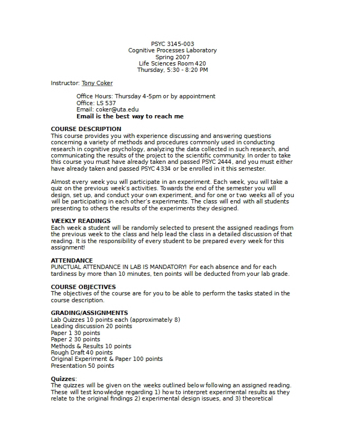 Course Guide PSYC 3145