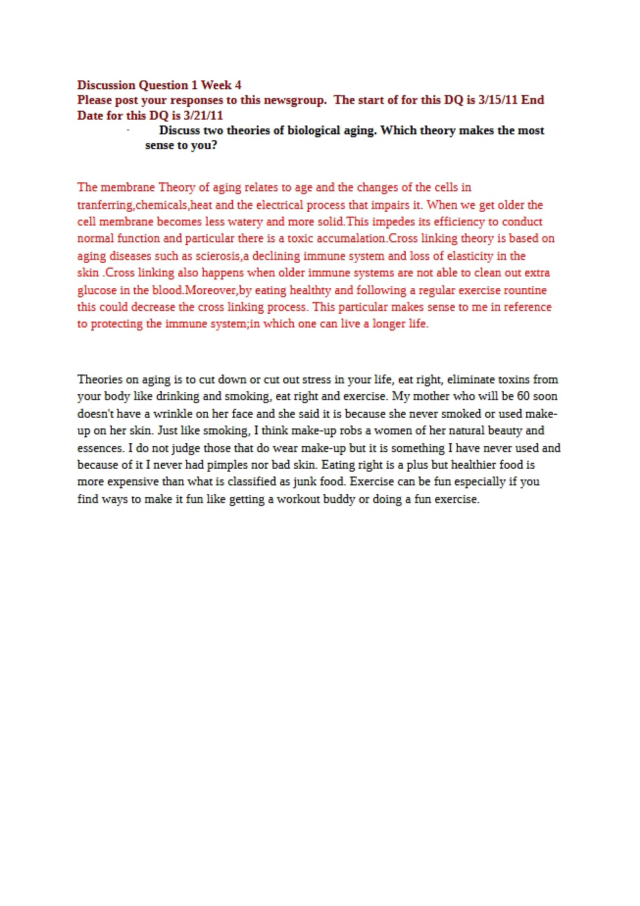 Discussion Question 1 for Week 4
