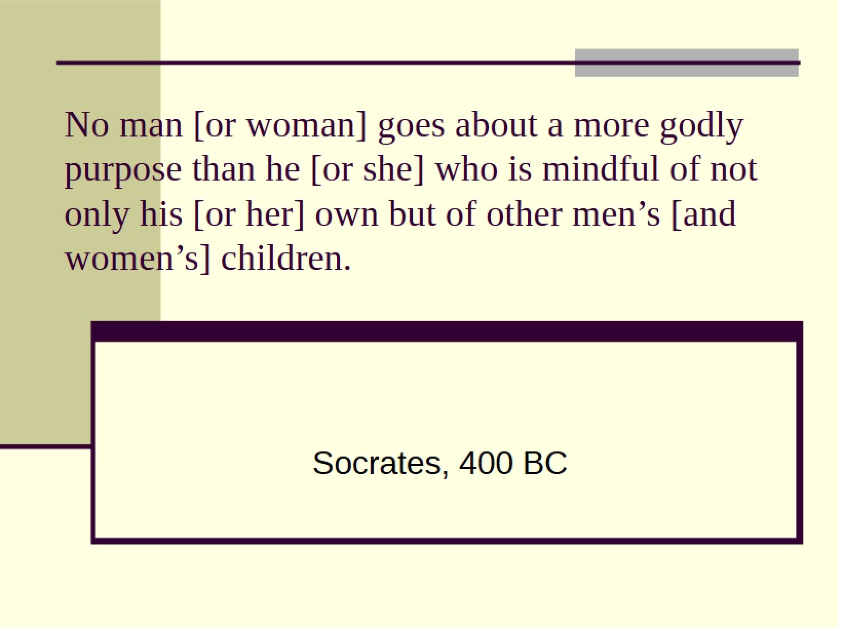 400 BC Socrates