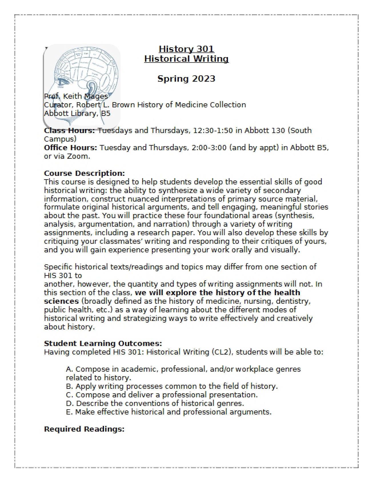 Roman Empire History Syllabus