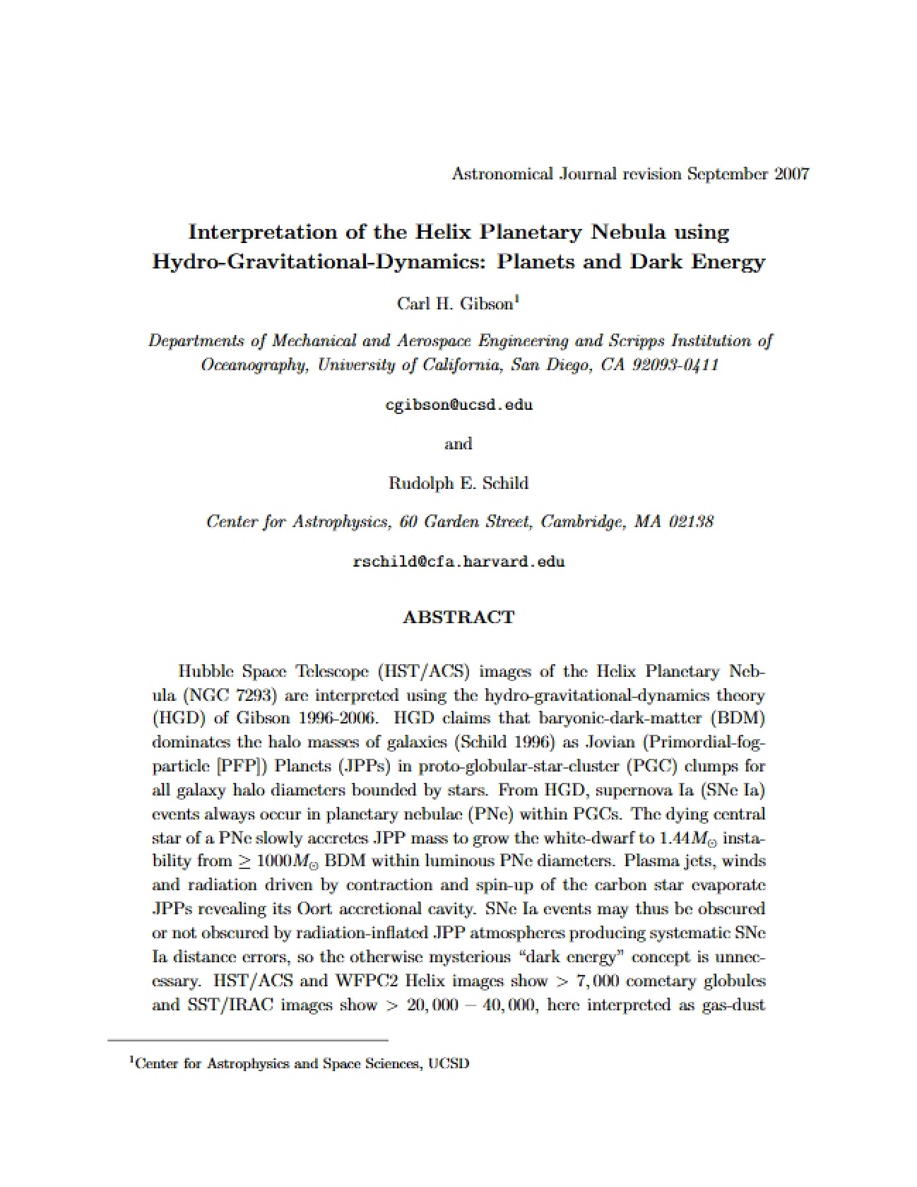 Helix Planetary Nebula Interpretation