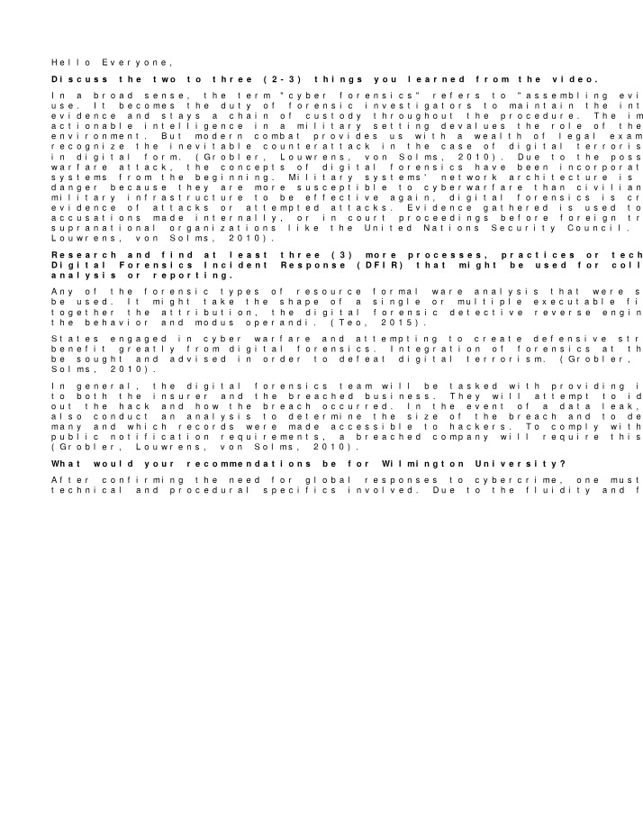 Cyber Forensics Incident Response Notes