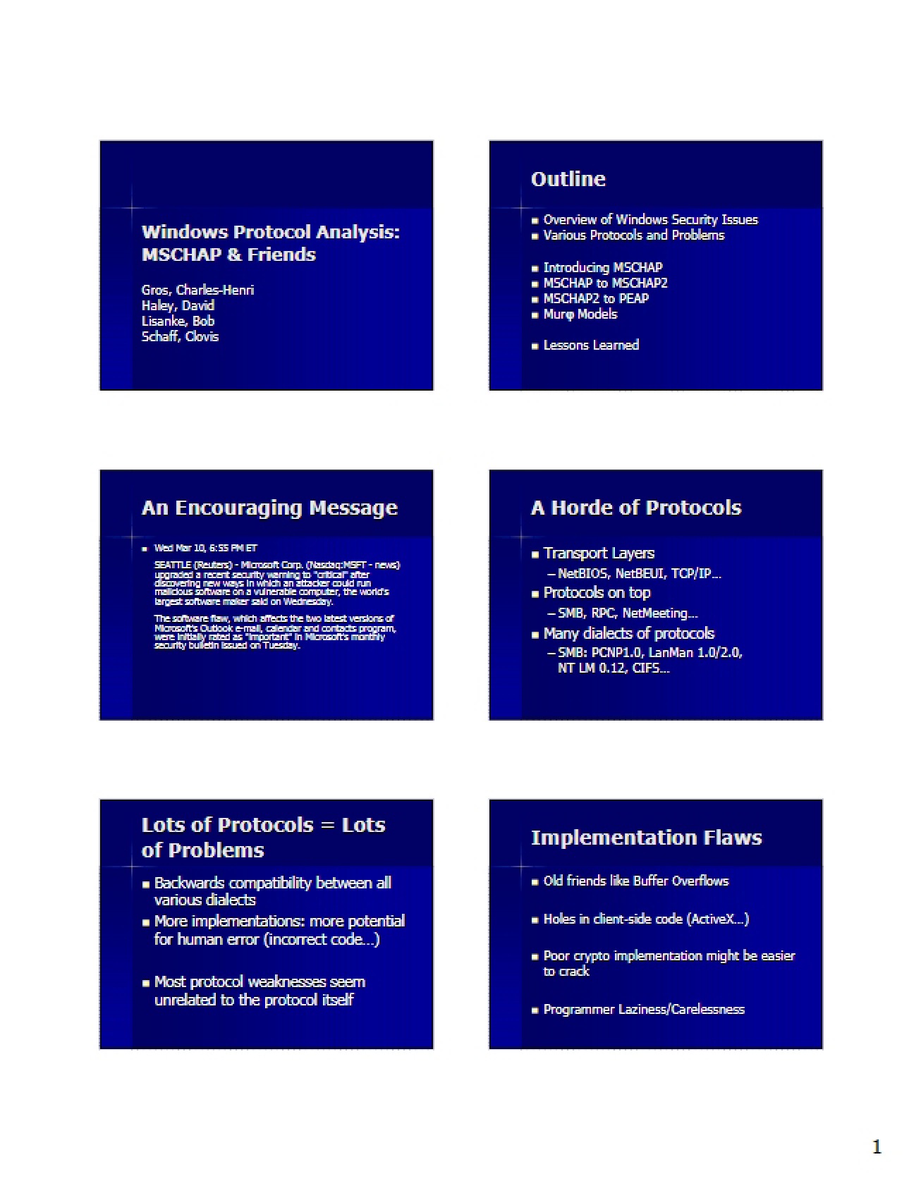 Guide to Windows Protocol Analysis