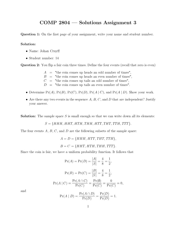 Assignment 3 - Fall 2015